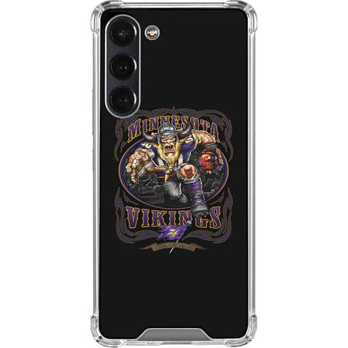 Liquid Blue NFL Minnesota Vikings Running Back Galaxy S24 FE Clear Case